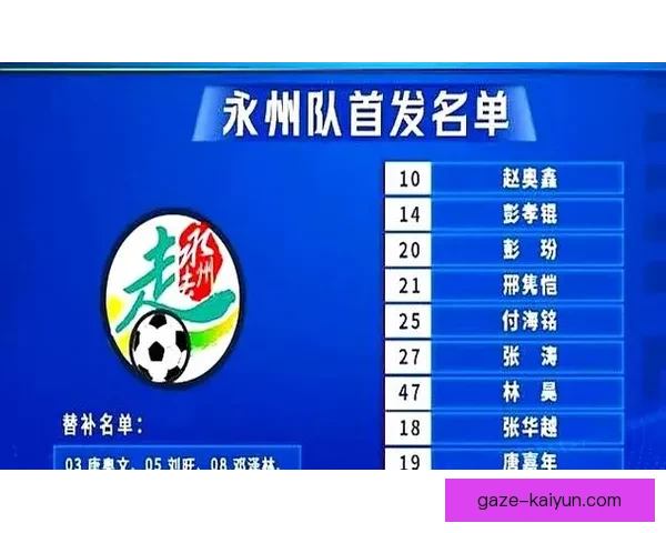 湘超联赛赛季全面数据分析与球队表现趋势解读